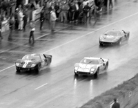 Ford GT40s at Le Mans