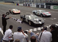 Ford GT40s at Le Mans